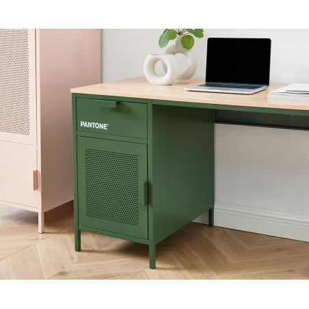 Bureau PANTONEmétal vert olive120cm