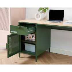 Bureau PANTONEmétal vert olive120cm