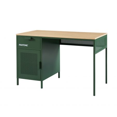 Bureau PANTONEmétal vert olive120cm