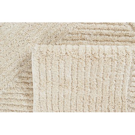 Tapis Ella crème motif linéaire 80x150 cm