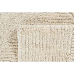 Tapis Ella crème motif linéaire 120x170 cm