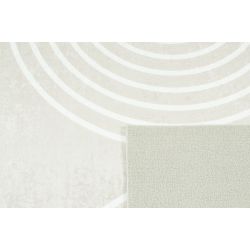 Tapis ALVA beige motif arc en ciel 180x290 cm