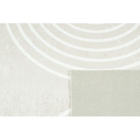 Tapis ALVA beige motif arc en ciel 180x290 cm