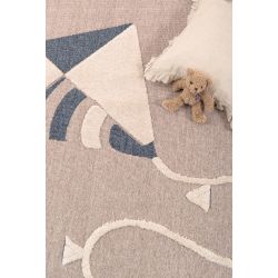 Tapis MALO beige motif ciel 80x150 cm