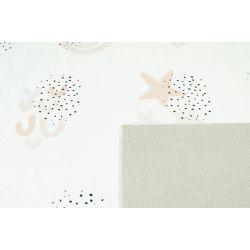 Tapis NOE crème motif étoiles 120x160 cm