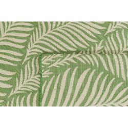 Tapis SAONA vert motif feuilles 160x230cm