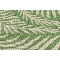 Tapis SAONA vert motif feuilles 160x230cm