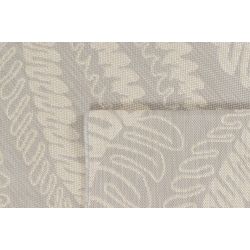 Tapis SICILIA gris motif palmier 160x230cm