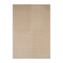 Tapis OLGA beige motif géométrique 80x300 cm