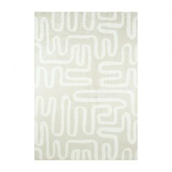 Tapis ALVA beige motif géométrique 180x290 cm