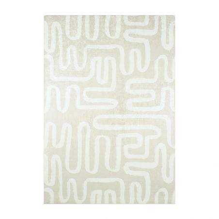 Tapis ALVA beige motif géométrique 180x290 cm