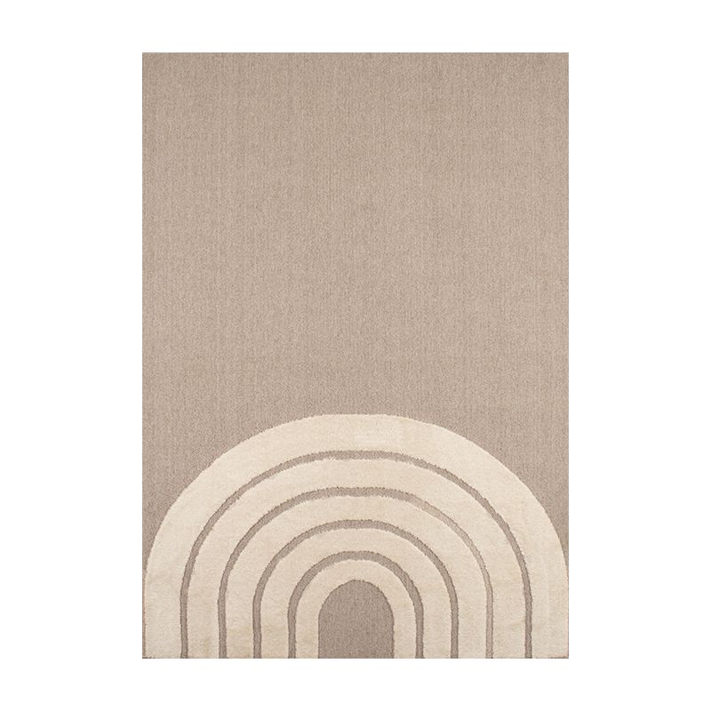 Tapis MALO beige motif arc en ciel 80x150 cm