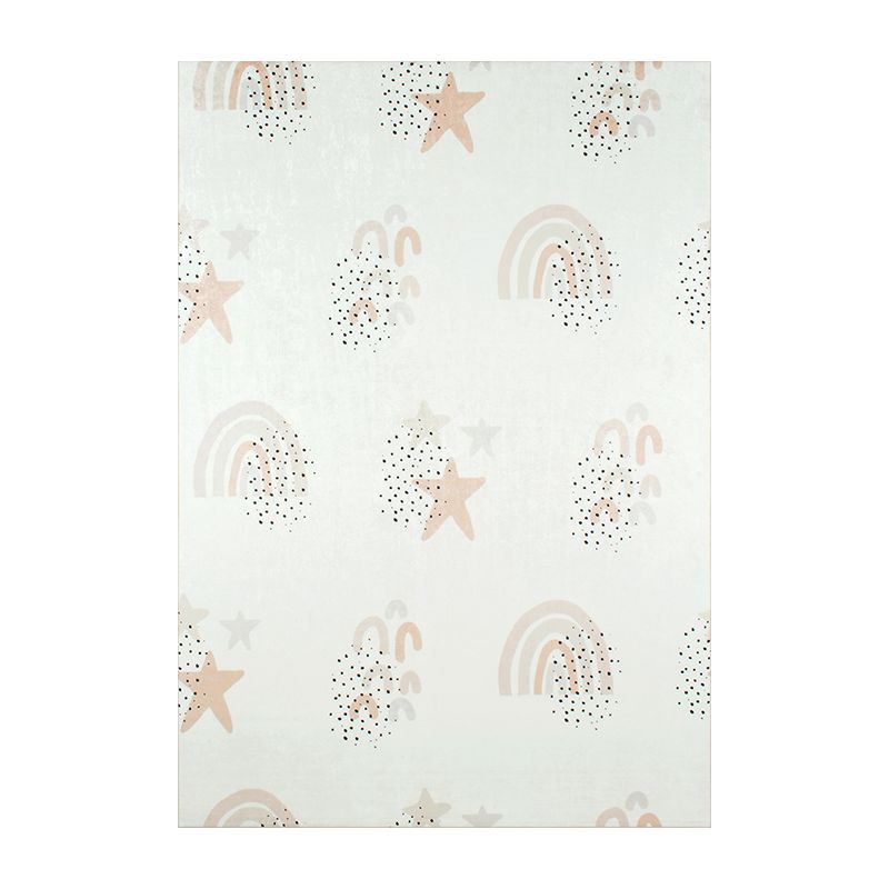 Tapis NOE crème motif étoiles 120x160 cm