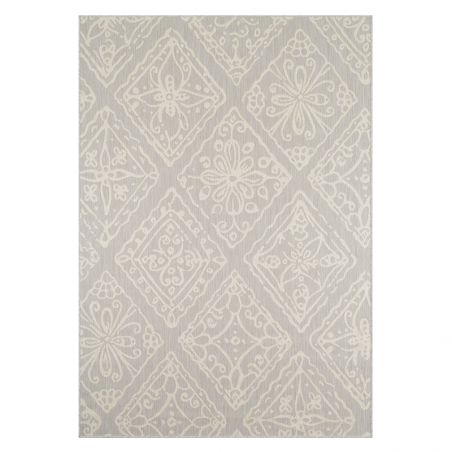 Tapis d'extérieur MADEIRA gris motif abstrait 120x160cm