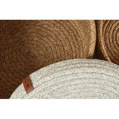 Panier TARO beige et gris 35x45 cm