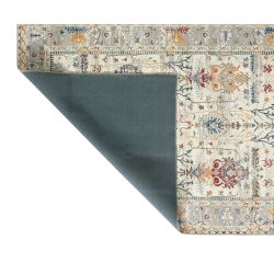 Tapis ERA crème motif floral 67x200 cm