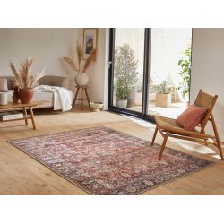 Tapis ERA rouge motifs orientaux 67x100 cm