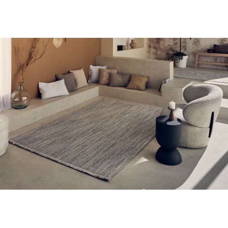 Tapis KUTA gris uni 80x150 cm