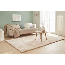 Tapis shaggy LUCE beige 120x160cm