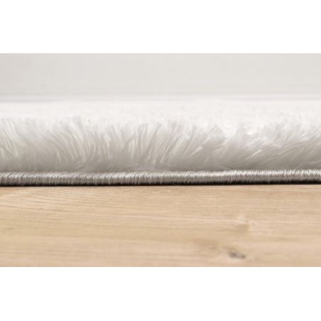 Tapis shaggy LUCE blanc 120x160cm