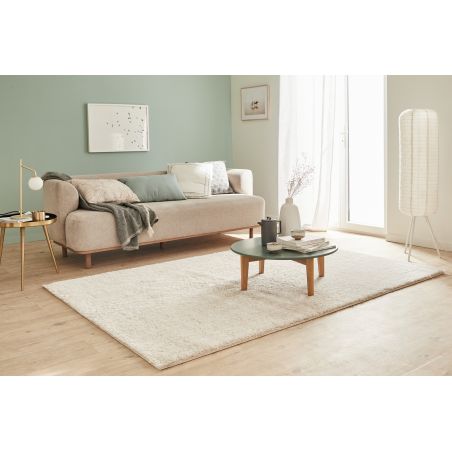 Tapis shaggy LUCE crème 160x230cm