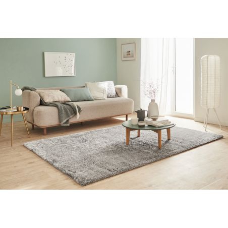 Tapis shaggy LUCE gris 80x150cm