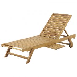 Bain de soleil MOLA en bois d'acacia FSC