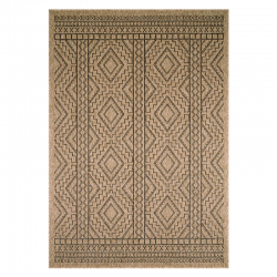 Tapis CAPRI marron aspect jute 120x170 cm