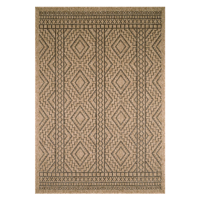 Tapis CAPRI marron aspect jute 120x170 cm