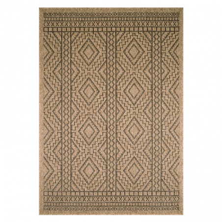 Tapis CAPRI marron aspect jute 120x170 cm