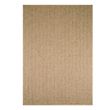 Tapis d'extérieur TABARCA marron aspect jute 160x230 cm