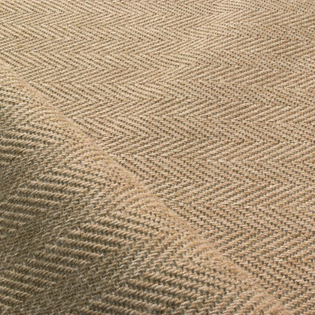 Tapis d'extérieur TABARCA marron aspect jute 160x230 cm