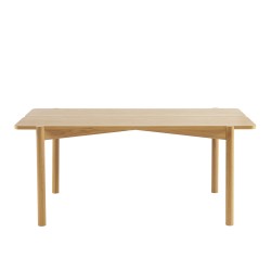 Table à manger AGATA placage chêne 180cm