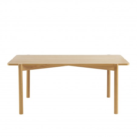 Table à manger AGATA placage chêne 180cm