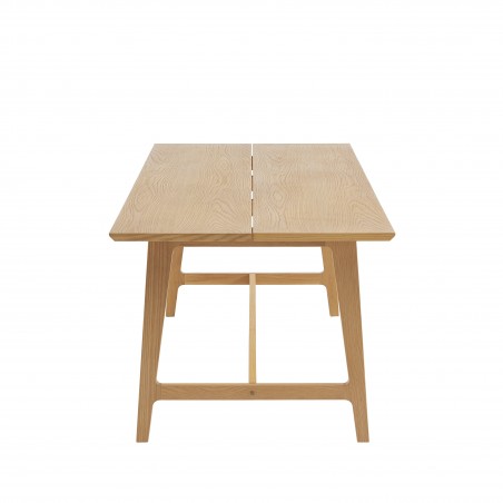 Table à manger PERRETTE placage chêne 200cm