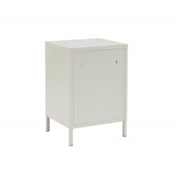 Table de chevet PANTONE métal beige sable 40cm