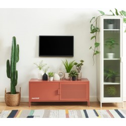 Meuble TV PANTONE terracotta