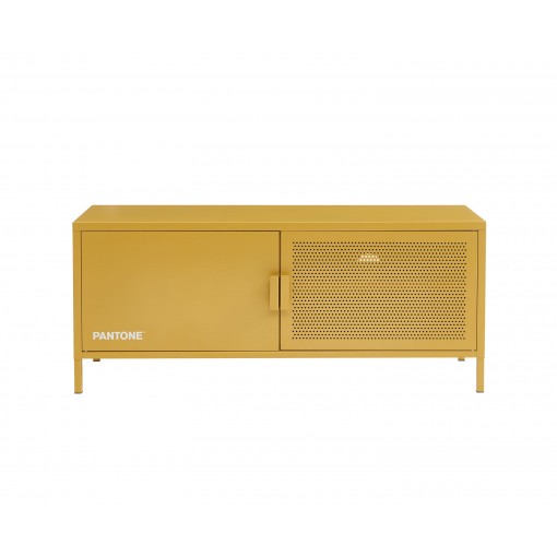 Meuble TV PANTONE jaune moutarde