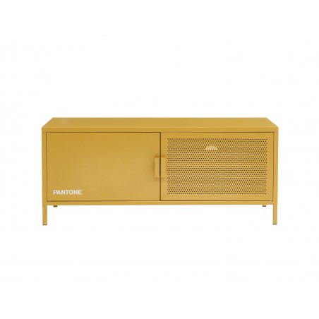 Meuble TV PANTONE jaune moutarde