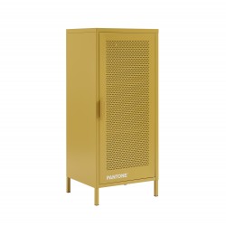 Caisson de bureau PANTONE métal jaune moutarde h105cm