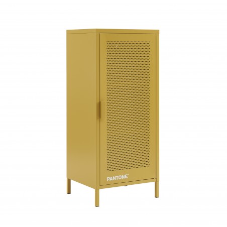 Caisson de bureau PANTONE métal jaune moutarde h105cm