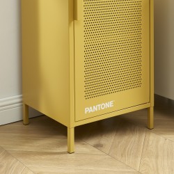 Caisson de bureau PANTONE métal jaune moutarde h105cm