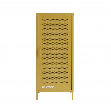 Caisson de bureau PANTONE métal jaune moutarde h105cm