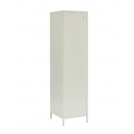 Vestiaire PANTONE beige sable porte en verre cannelé