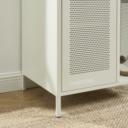 Vestiaire PANTONE métal beige sable avec penderie h145cm