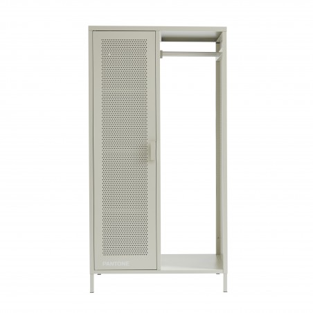 Vestiaire PANTONE métal beige sable avec penderie h145cm