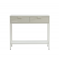 Console PANTONE métal beige sable 100cm