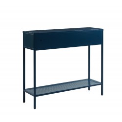 Console PANTONE métal bleu nuit 100cm