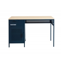 Bureau PANTONE métal bleu nuit 120cm