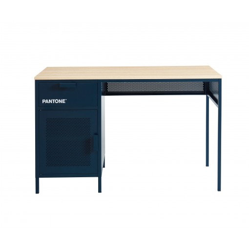 Bureau PANTONE métal bleu nuit 120cm